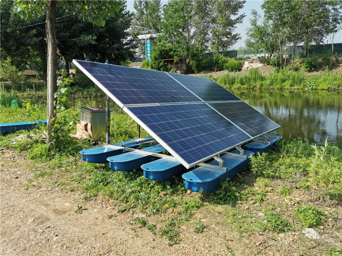 太阳能喷泉曝气机