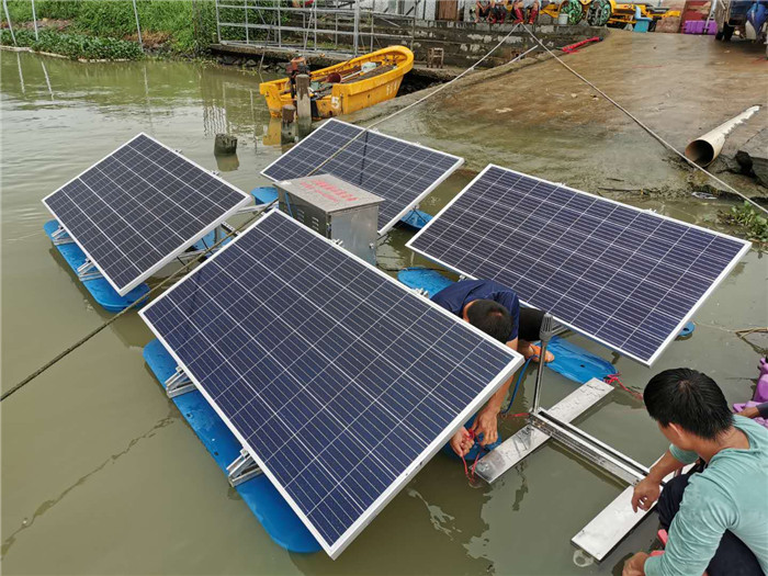 太阳能推流曝气机