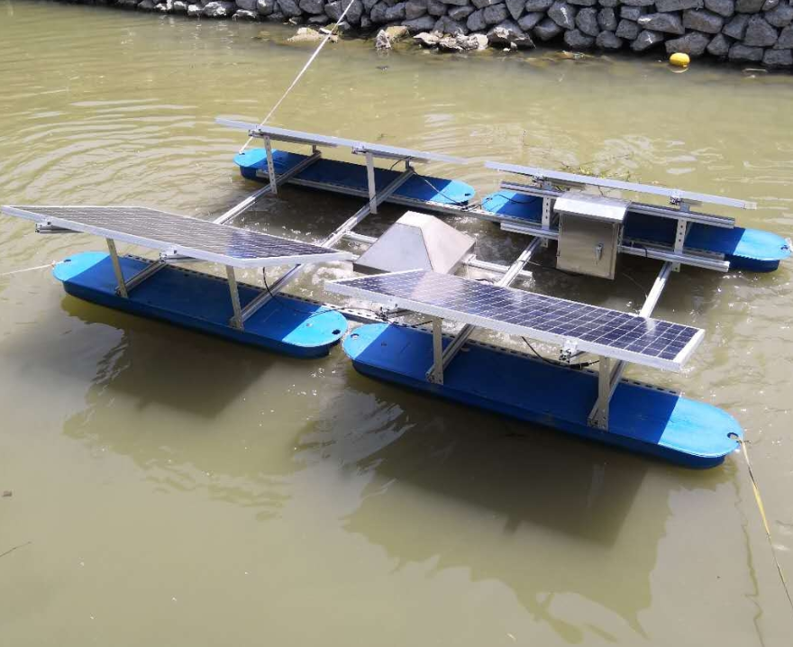 太阳能解层式曝气机