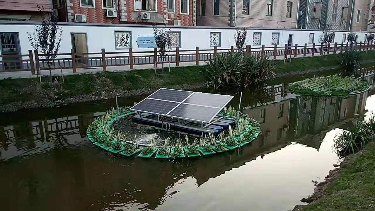 一体式太阳能曝气浮岛